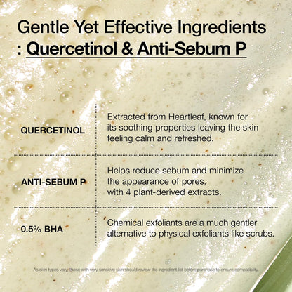 [ANUA] Heartleaf BHA Quercetinol Pore Deep Cleansing Foam 150ml