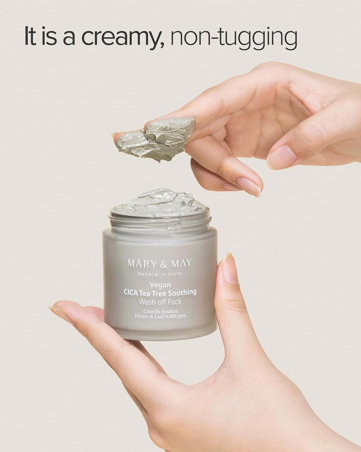 Mary&May Vegan Cica Tea Tree Soothing Wash Off Pack - 120g