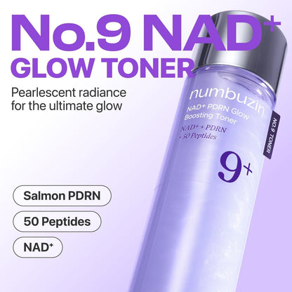 Numbuzin No.9 NAD+ PDRN Glow Boosting Toner – Revive & Illuminate - 150 ml
