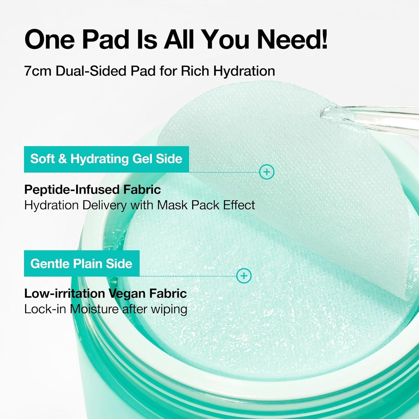 [Anua] PDRN 100 Hyaluronic Acid Glow Pad 60 EA