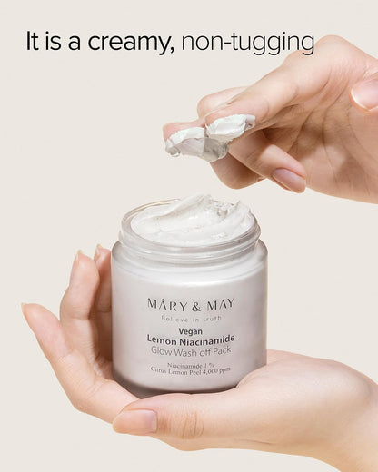 Mary&May Lemon Niacinamide Glow Wash off Pack - 125g