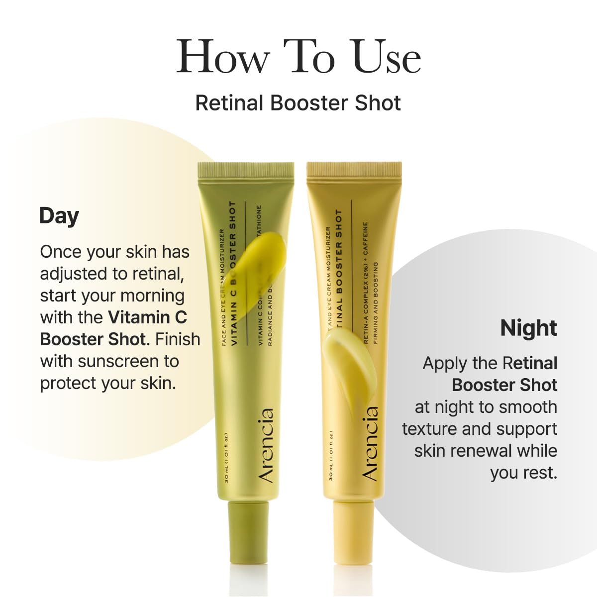 Arencia Vitamin C Booster Shot Serum (Pack of 2) – 30ml / 1.01 fl oz each 🍊✨