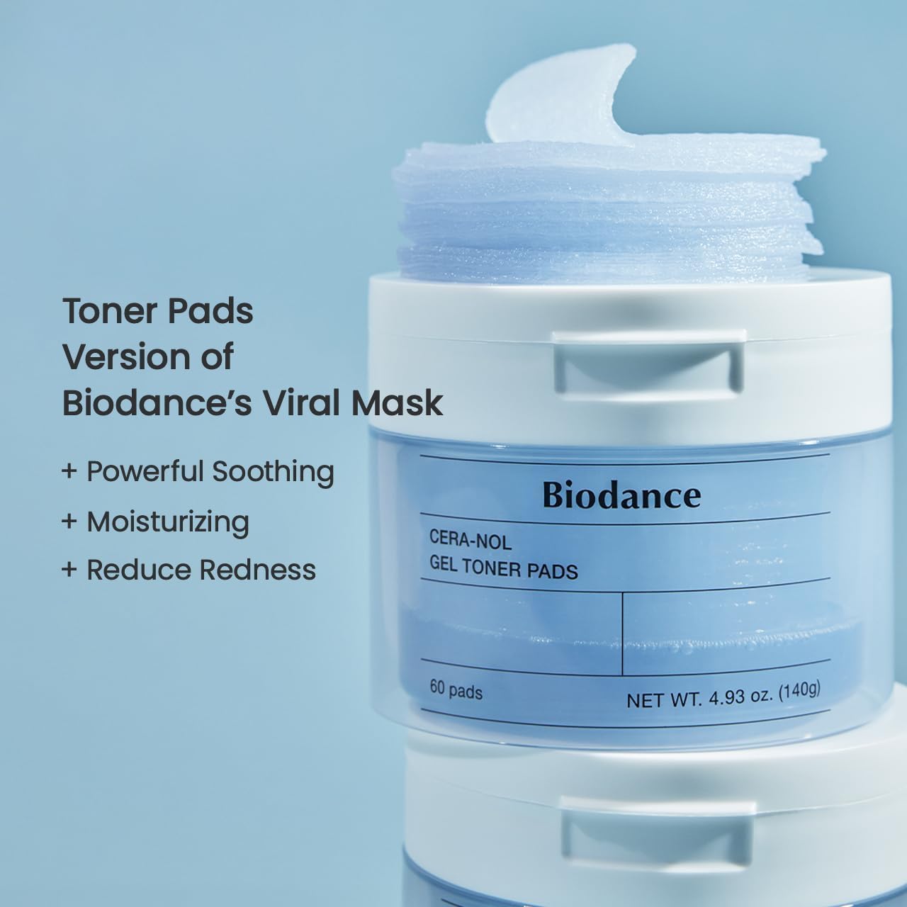 BIODANCE Gel Toner Pads Duo – Collagen & Ceramide Set