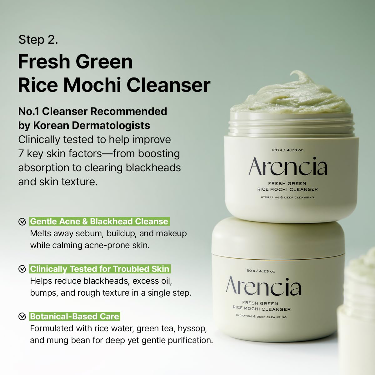 ARENCIA Rice Mochi Double Cleansing Duo – Clear Skin Routine for Acne-Prone Skin 🌿✨