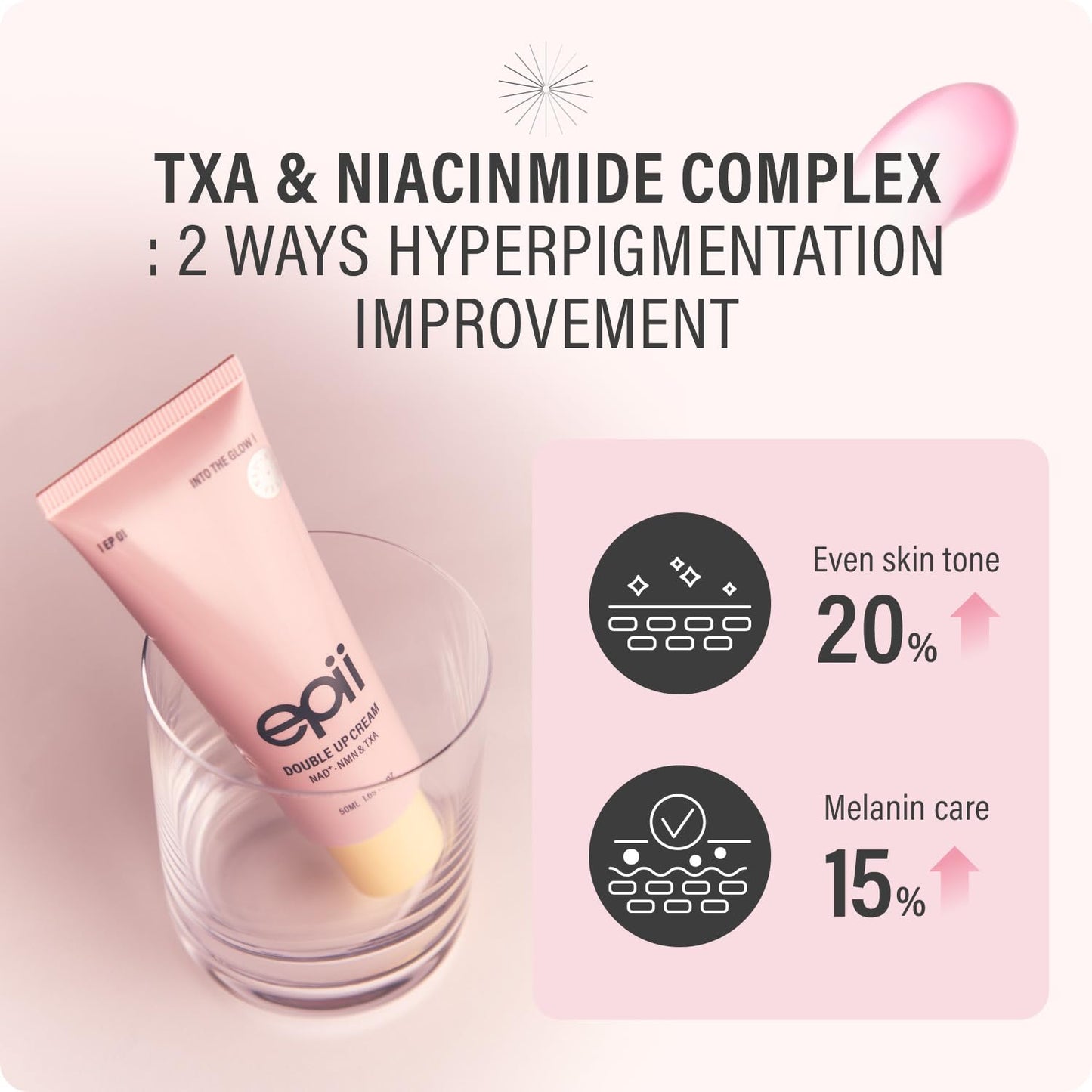 epii Double Up NAD+ NMN & TXA Cream 50ml