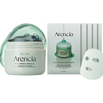 Arencia Glow Hyssop Skincare Duo 🌙✨
