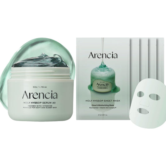 Arencia Glow Hyssop Skincare Duo 🌙✨