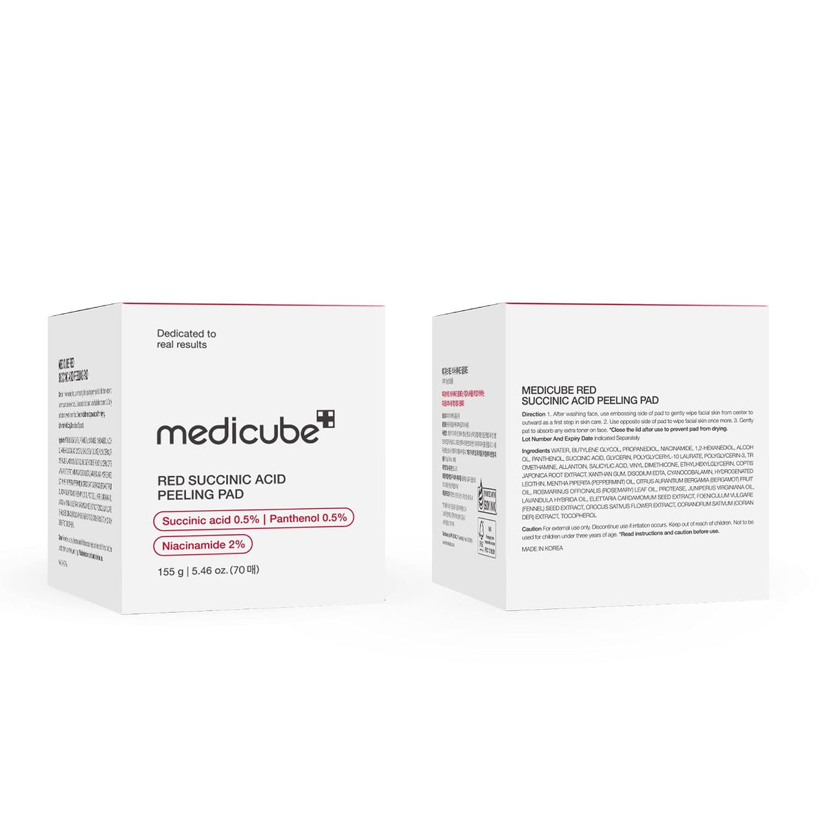 Medicube Red Succinic Acid Peeling Pad (70 Pads) 155g