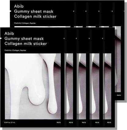 ABIB Gummy Sheet Mask Milk Sticker Collagen (30g x 10ea)