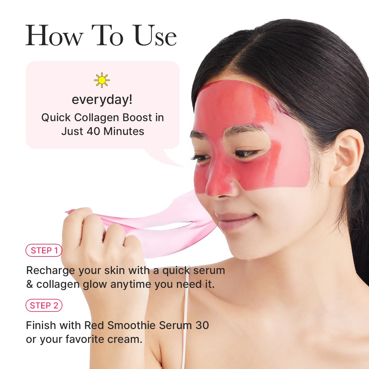 ARENCIA Red Collagen Jello Mask – Plump & Hydrating Overnight Hydrogel Mask (4ea) ❤️✨