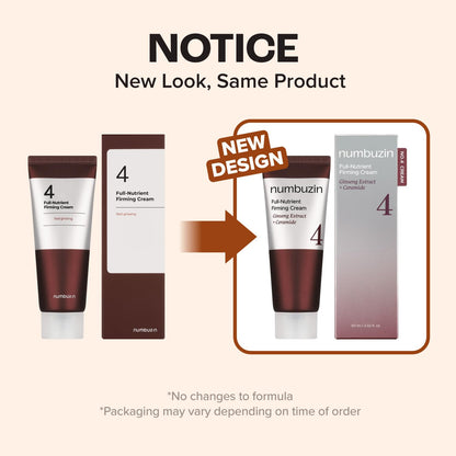 numbuzin No.4 Full-Nutrient Firming Cream