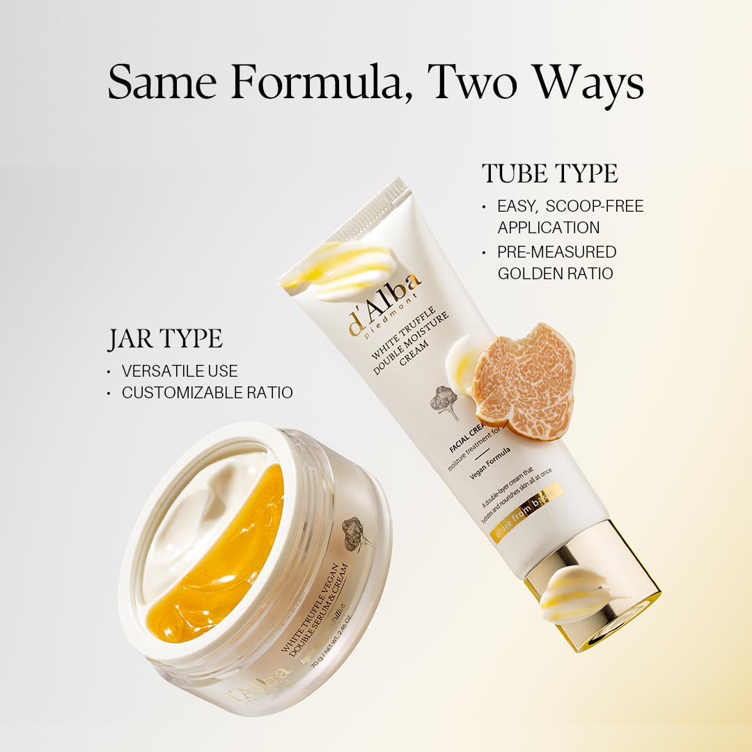 d’Alba Italian White Truffle Double Serum & Cream (70g)