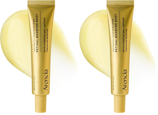 Arencia Retinal Booster Shot Serum (Pack of 2) – Advanced Firming Night Serum (30ml / 1.01 fl oz each) 🌙✨