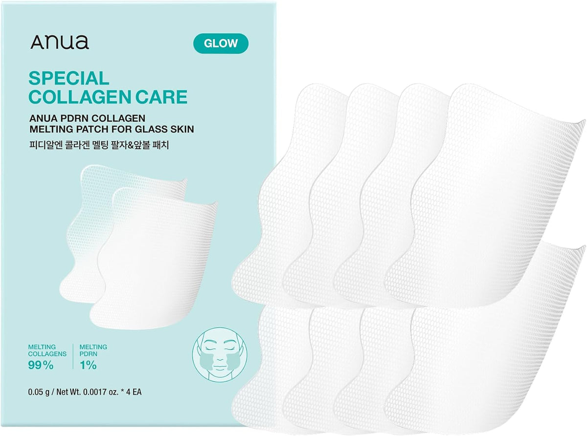 Anua PDRN Collagen Melting Patch For Glass Skin (4 Patches)