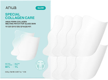 Anua PDRN Collagen Melting Patch For Glass Skin (4 Patches)
