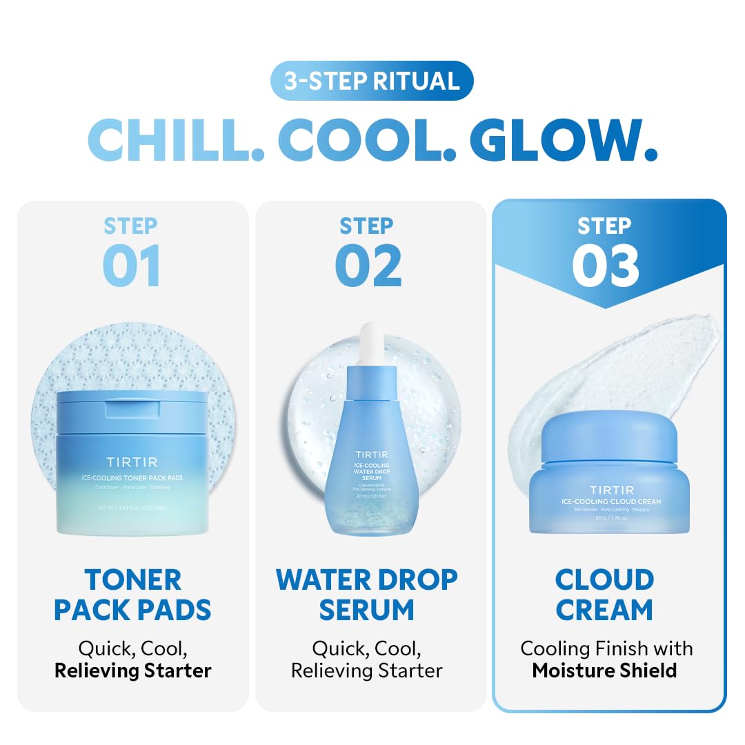 TIRTIR Ice-Cooling Cloud Cream – 1.76 fl oz / 50ml 🧊✨