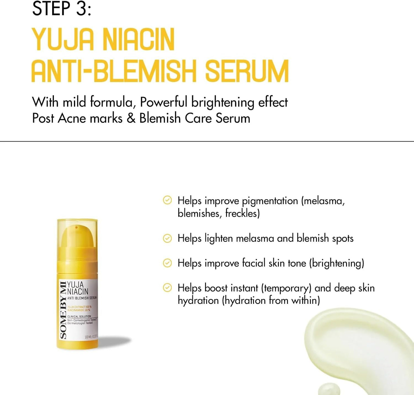 Some By Mi Yuja Niacin Anti-Blemish Starter Kit | Set of 4 Travel Kit |