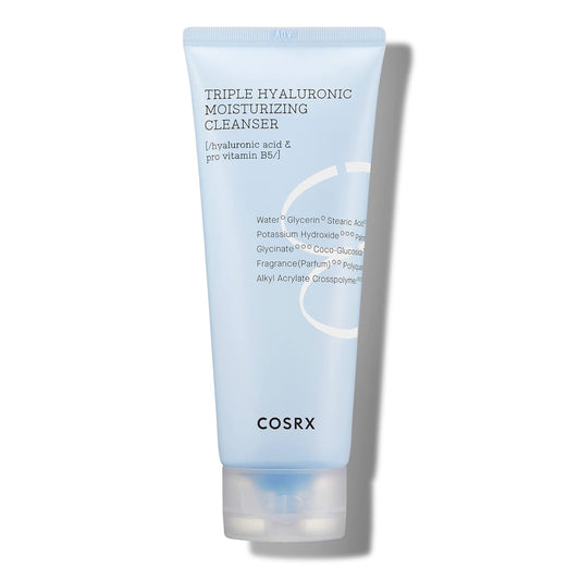 COSRX Hydrium Triple Hyaluronic Moisturizing Cleanser (150ml / 5.07 fl oz) 💧✨