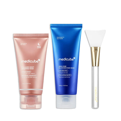MEDICUBE Korean Viral Glass Skin Mask Duo