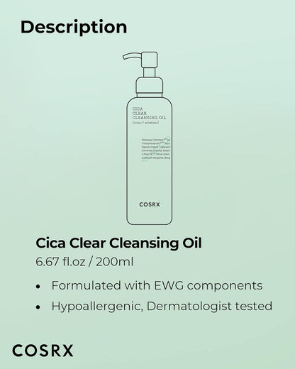 [COSRX] Cica Clear Cleansing Oil 200ml