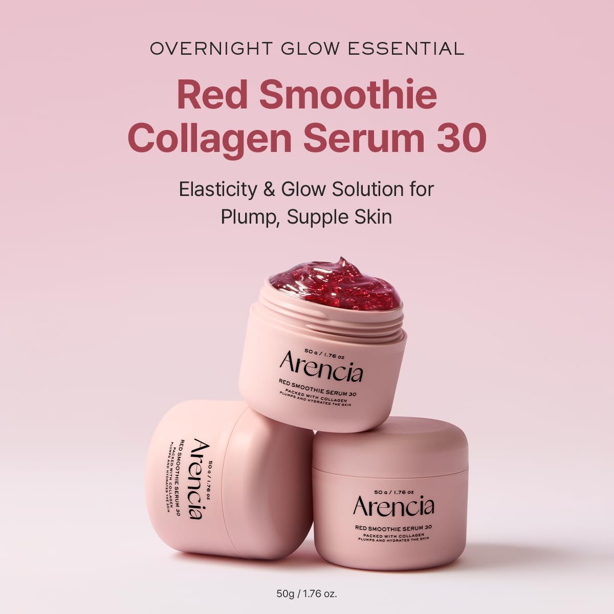 Arencia Overnight Red Smoothie Face Mask Serum (Pack of 2) ❤️✨