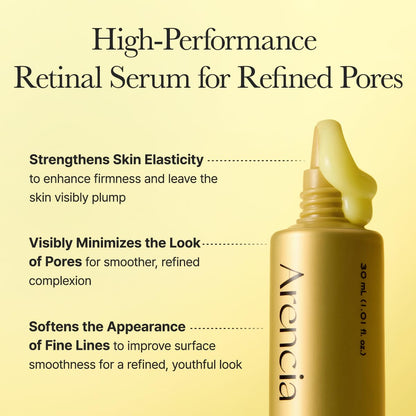 Arencia Retinal Booster Shot Serum (Pack of 2) – Advanced Firming Night Serum (30ml / 1.01 fl oz each) 🌙✨