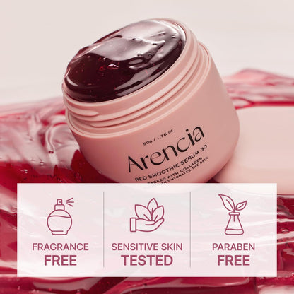 Arencia Overnight Face Mask Serum Duo – Glow Hyssop + Red Collagen 🌙✨