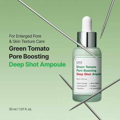 SUNGBOON EDITOR Green Tomato Pore Boosting Deep Shot Ampoule 30ml