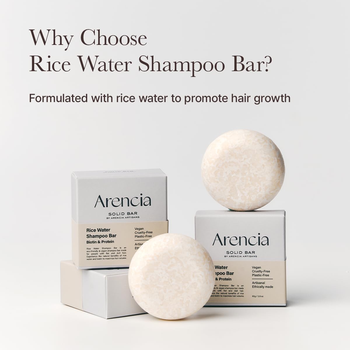 ARENCIA Shampoo Bar Duo – Hair Growth & Strengthening Care 🌿✨