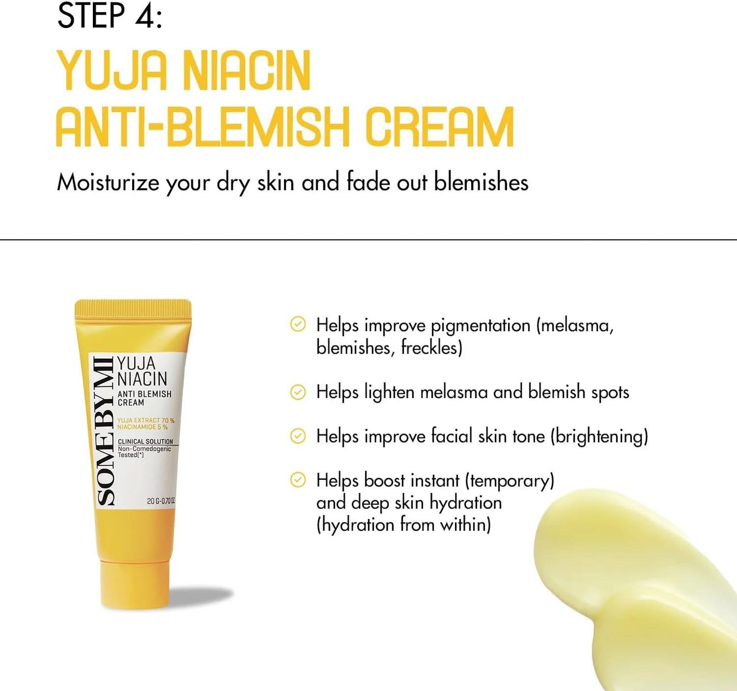 Some By Mi Yuja Niacin Anti-Blemish Starter Kit | Set of 4 Travel Kit |