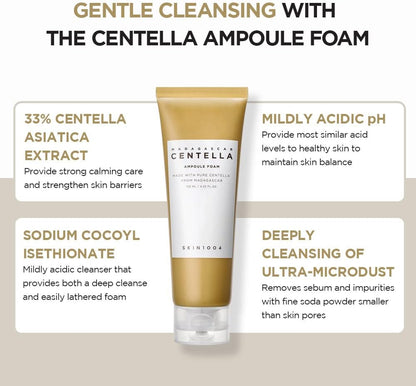 [SKIN1004] Madagascar Centella Ampoule Foam – Gentle Deep Cleansing Foam | 125ml