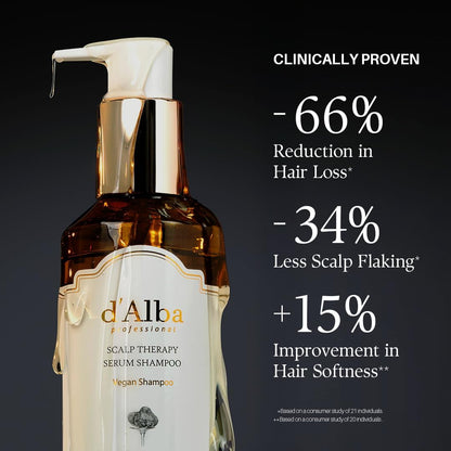 d'Alba Professional Repairing Scalp Therapy Serum Shampoo (275ml)
