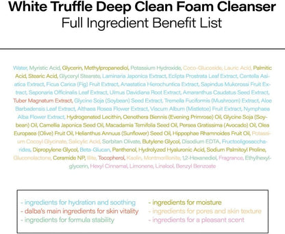d’Alba Piedmont Italian White Truffle Deep Foam Cleanser
