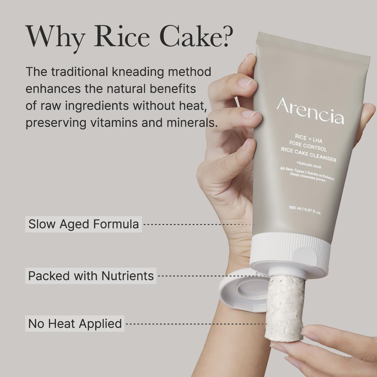 ARENCIA Rice Cake Cleanser Duo – Green Tea LHA + Rice LHA Cleansers 🌿✨