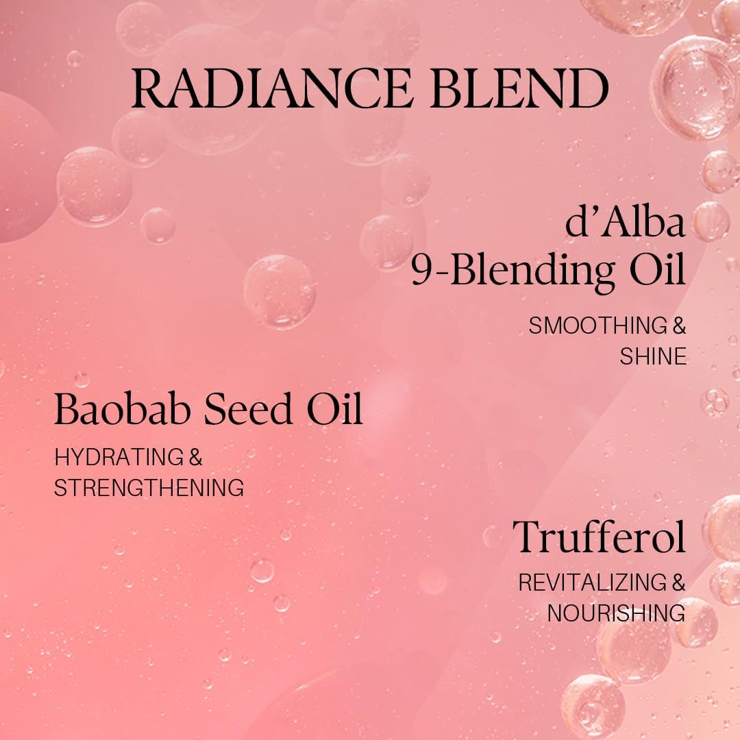 d'Alba Piedmont Italian White Travel Professional Hair Repair Aromatic Serum 100ML