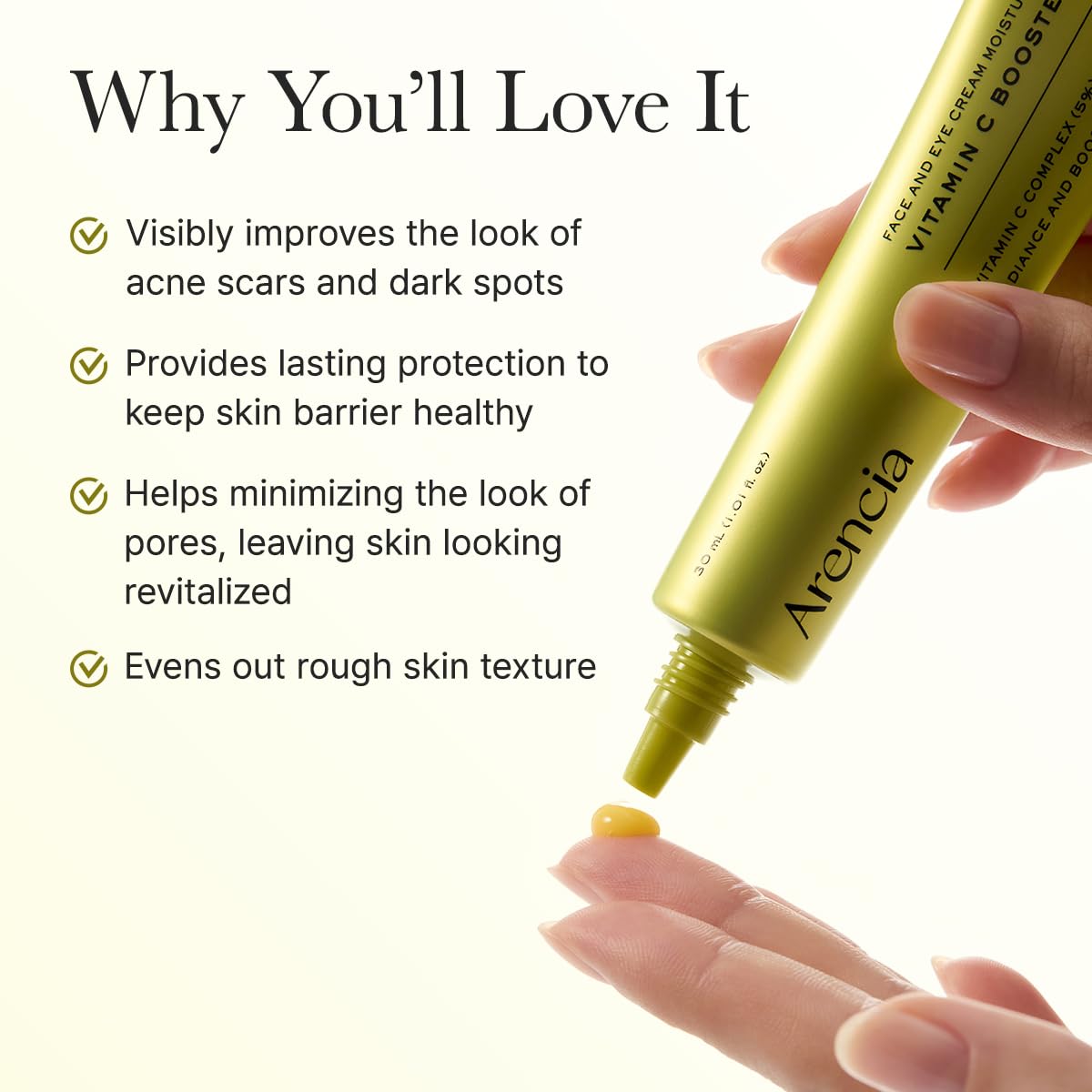 Arencia Vitamin C Booster Shot Serum (Pack of 2) – 30ml / 1.01 fl oz each 🍊✨