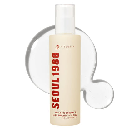 K-SECRET SEOUL 1988 Snail Mucin 97% Essence 100ml / 3.38 fl oz