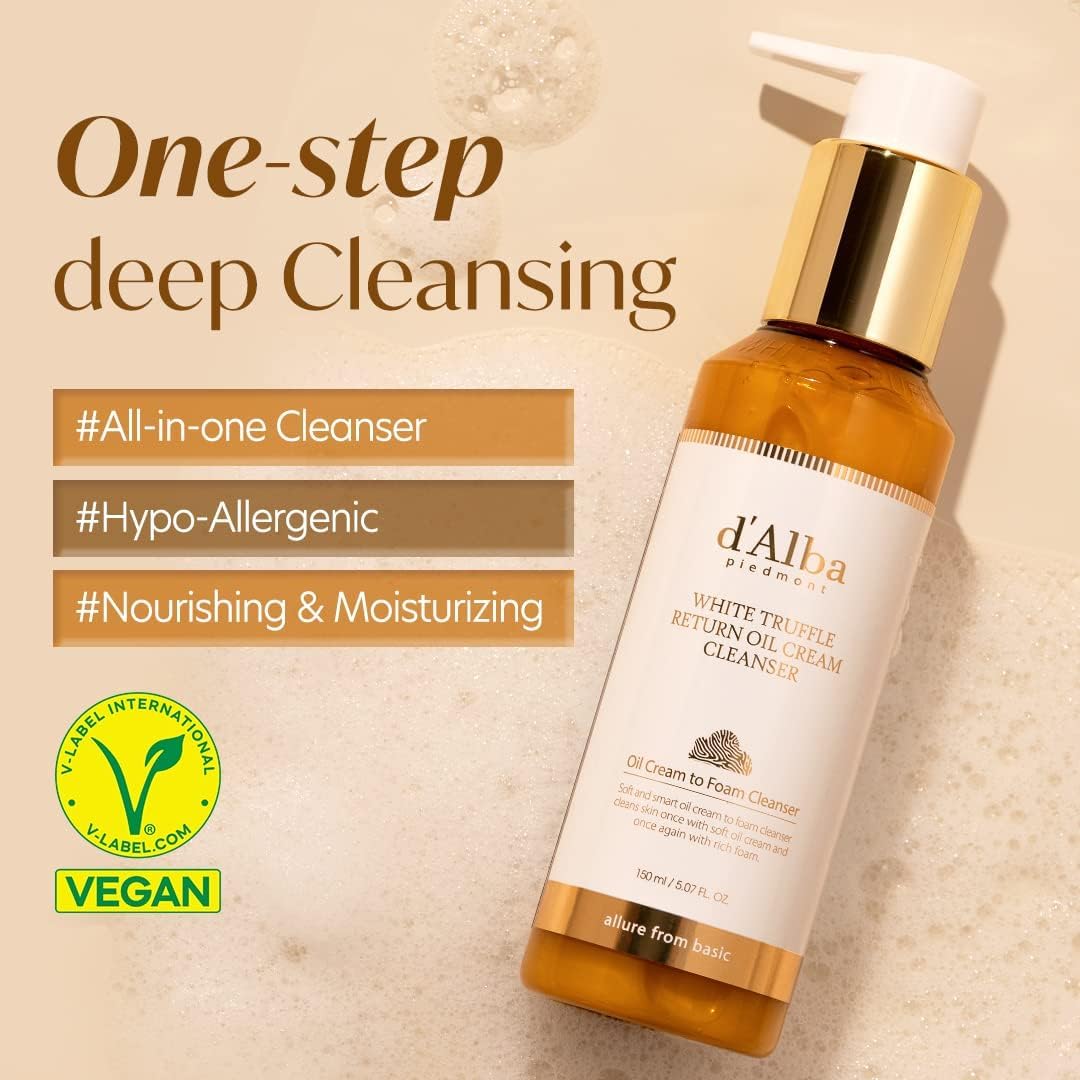 d’Alba Italian White Truffle Return Oil Cream Cleanser (150ml)
