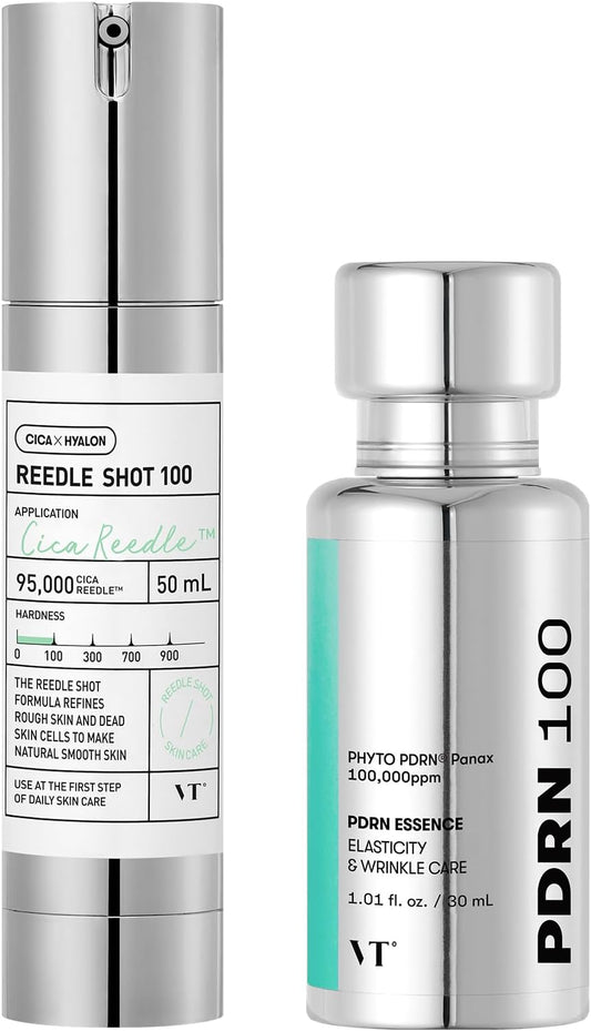 VT COSMETICS Reedle Shot 100 & PDRN Essence Set ✨💎