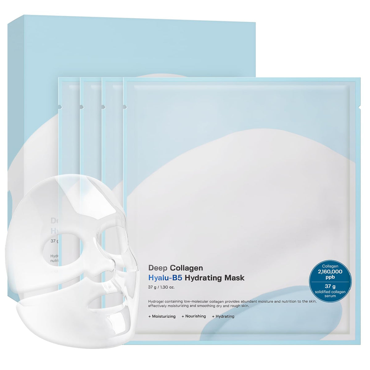 SUNGBOON EDITOR Deep Collagen Hyalu-B5 Hydrating Mask (37g x 4 Sheets)