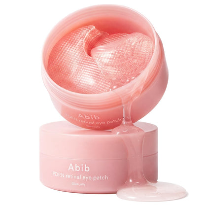 Abib Vegan Collagen Eye Patches for Wrinkles & Fine Line with Jericho Rose Jelly & Peptides, 60 Counts