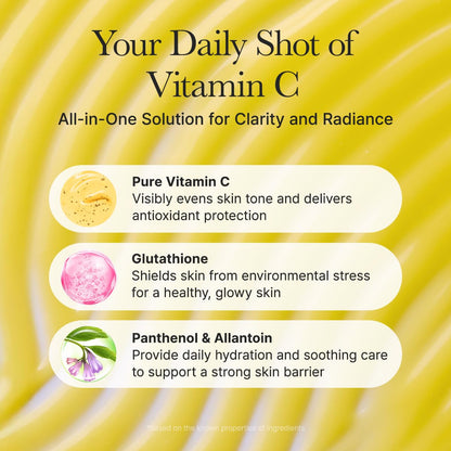 Arencia Vitamin C Booster Shot Serum (Pack of 2) – 30ml / 1.01 fl oz each 🍊✨