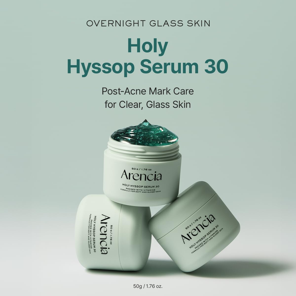 Arencia Glow Hyssop Overnight Face Mask Serum (Pack of 2) 🌙✨