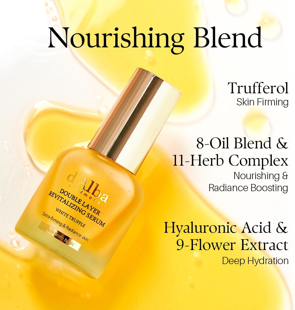 d’Alba White Truffle Revitalizing Vegan Double Serum (30ml)