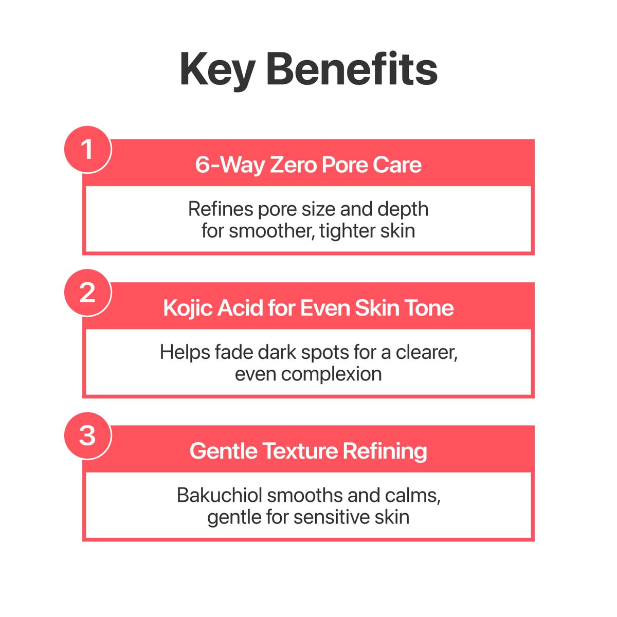 Numbuzin No.3 Bifida Bakuchiol Zero Pore Serum - Pore Minimizing & Tightening, Texture Smoothing, Helps Even Skin Tone with Kojic Acid, Gentle Retinol Alternative for Sensitive Skin, 1.01 fl oz
