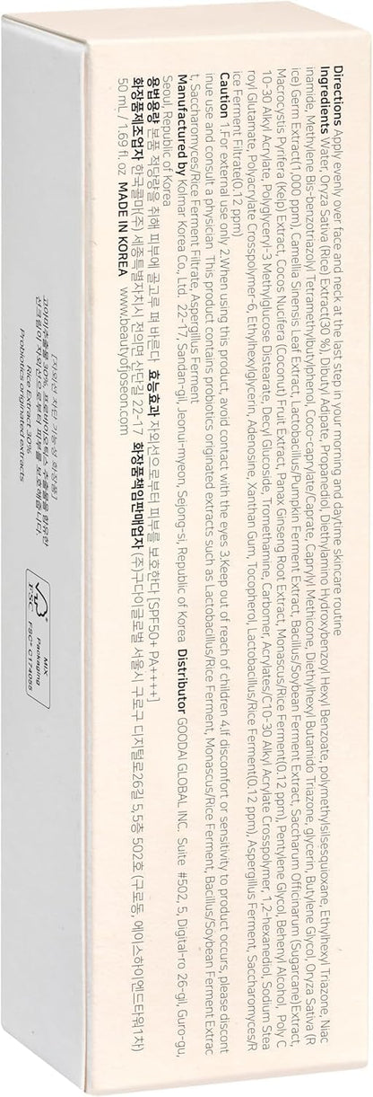 Beauty of Joseon Relief Sun Rice + Probiotics 50ml