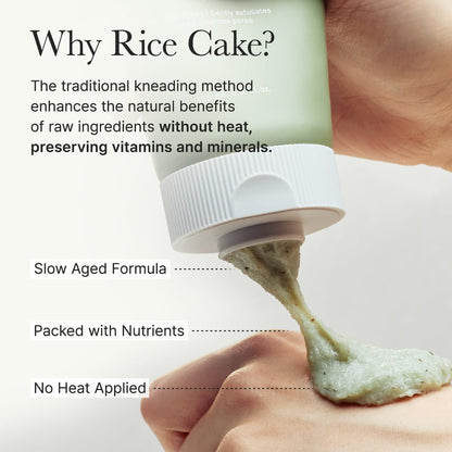 ARENCIA Salicylic Acid, Green Tea + LHA Deep Pore Rice Cake Cleanser – Deep Pore Cleansing, Acne Face Wash, Blackhead Remover, 5.07 fl oz