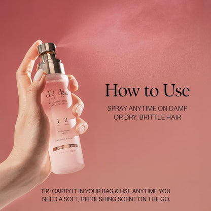 d'Alba Piedmont Italian White Travel Professional Hair Repair Aromatic Serum 50ML