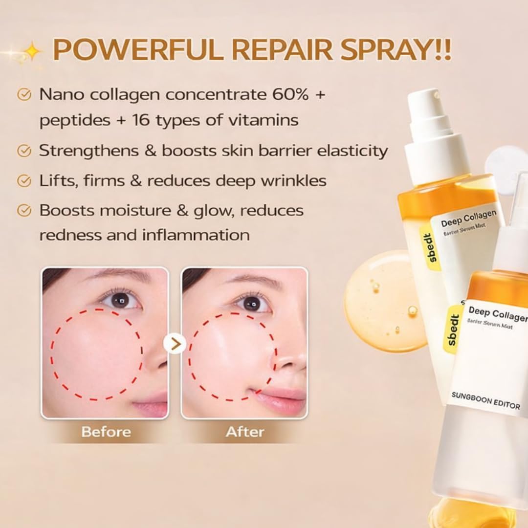 SUNGBOON EDITOR Deep Collagen Barrier Serum Mist 115ml