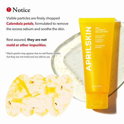 APRILSKIN Calendula Flower-Infused Facial Peel Off Mask – 3.52 fl oz / 100ml 🌼✨